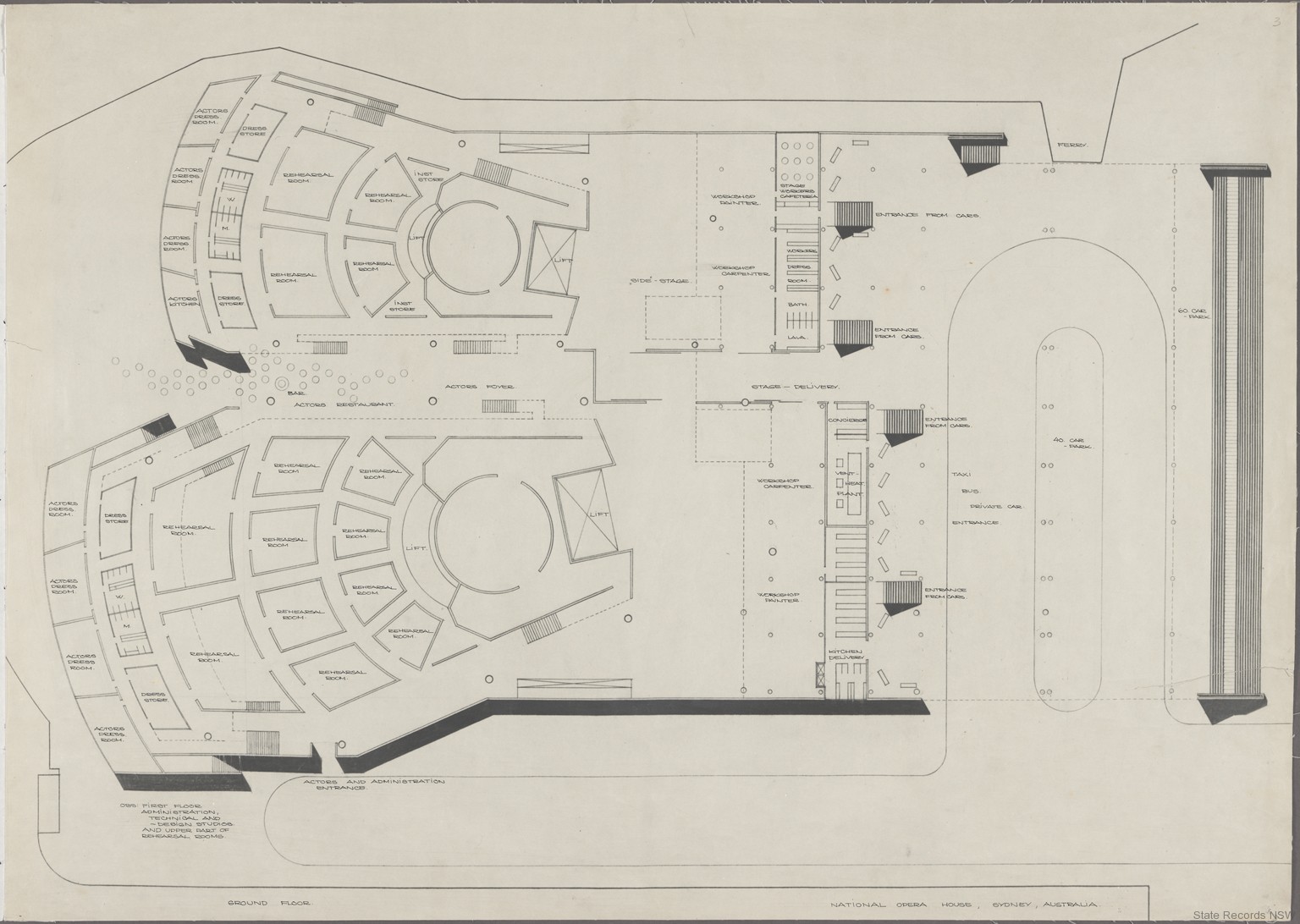 Sydney Opera House – Utzon drawings - State Records NSW