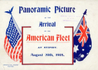 Illustrative souvenir of the American Fleet - flags