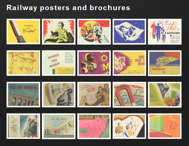 Railway posters and brochures