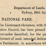 A Royal National Park, 1879