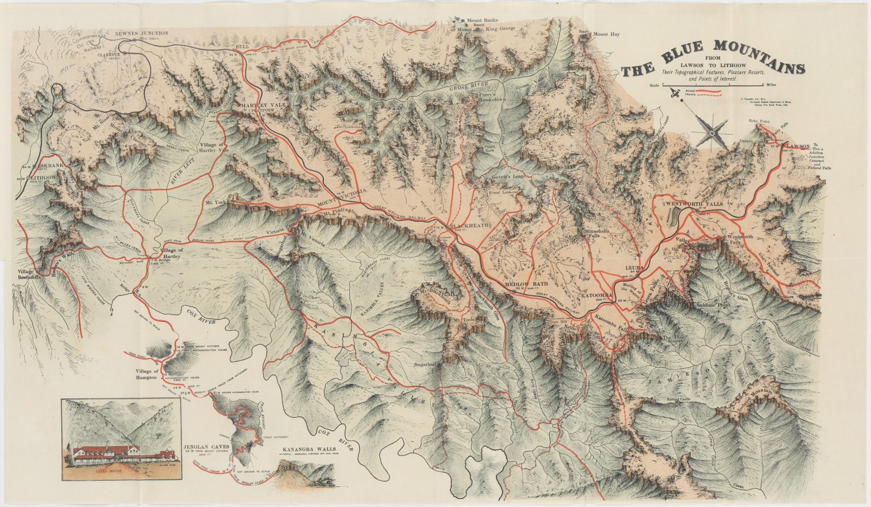 Map Blue Mountains 67